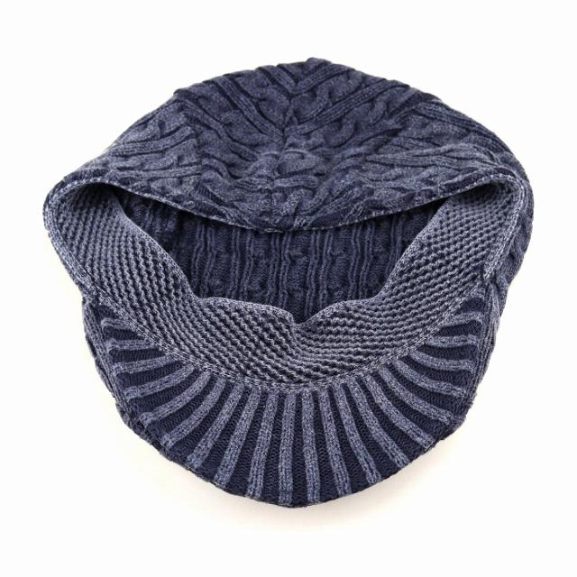 ケーブル編み ニットハンチング メンズ 秋冬 ニット ハンチング レディース Munsing マンシング_6