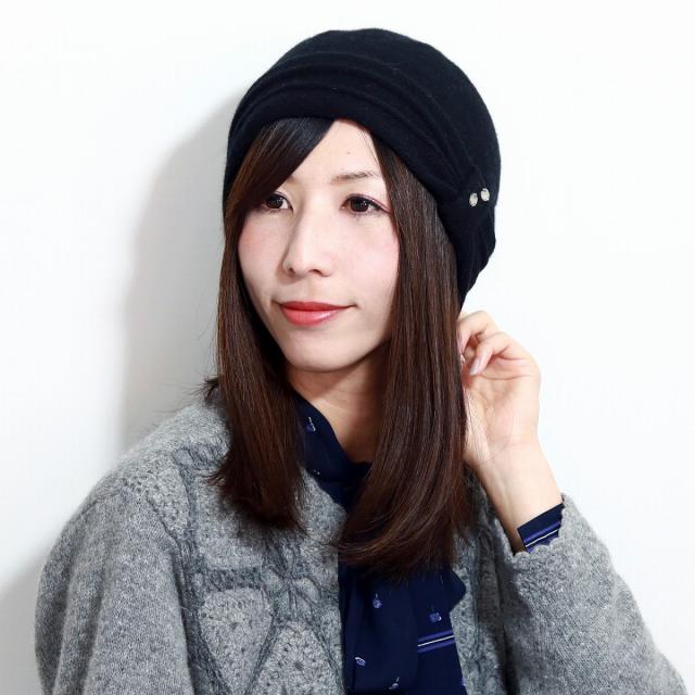 秋 冬 アンゴラ ニットワッチ 防寒 ウール 帽子 レディース ニット帽 黒 ブラック シャロット の通販はau Pay マーケット Elehelm帽子専門店