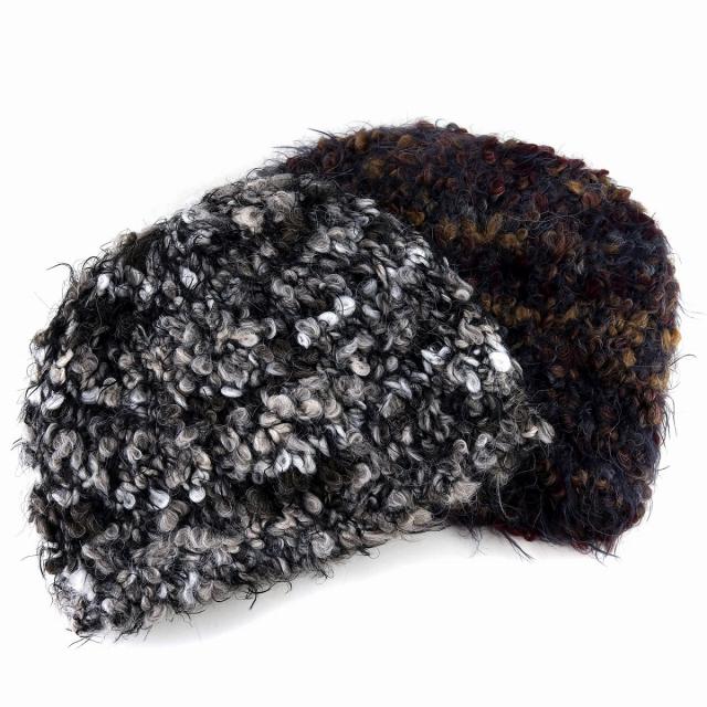 ニット帽 婦人用 ニット帽子 秋冬 婦人 ぼうし MODELIA ミセス ニット