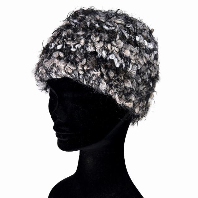 ニット帽 婦人用 ニット帽子 秋冬 婦人 ぼうし MODELIA ミセス ニット 送料無料 灰色 グレー エス ニット帽 婦人用 ニット帽子 秋冬 婦人 ぼうし MODELIA ミセス ニット