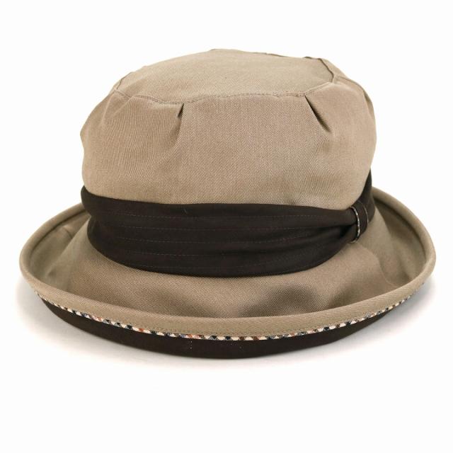 DAKS レディース セーラーハット 帽子 UV加工 マイクロライトスエード