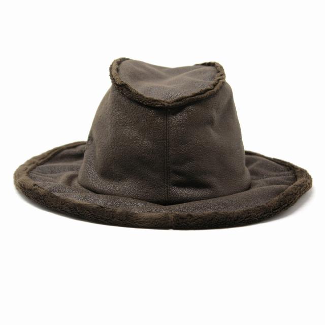 ステットソン ハット レディース 秋 冬 帽子 日本製 フェイクレザー