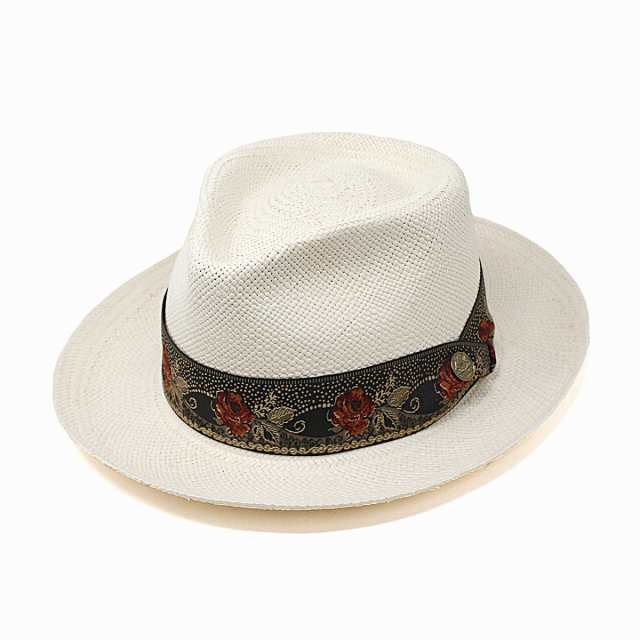 パナマハット Stetson 薔薇 刺繍 リボン 春 夏 海外ブランド ステットソン ストローハット メンズの通販はau Pay マーケット Elehelm帽子専門店