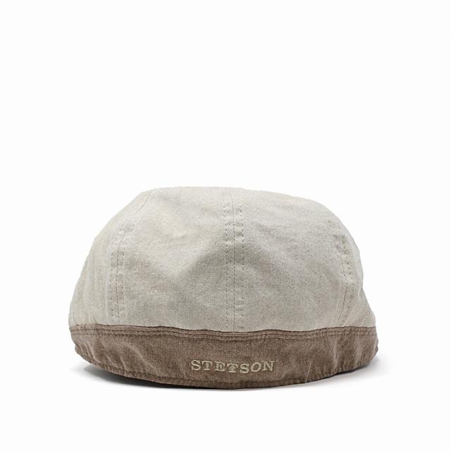 ハンチング メンズ 春 夏 stetson 帽子 2トーンカラー ハンチング帽 大きいサイズ ヘリンボンコッ_4