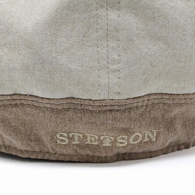 ハンチング メンズ 春 夏 stetson 帽子 2トーンカラー ハンチング帽 大きいサイズ ヘリンボンコッ_5