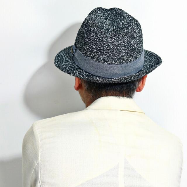 まだら模様 麦わら帽子 春 夏 STETSON 中折れハット メンズ リボン ブランド ロゴ入り ストローハ まだら模様 麦わら帽子 春 夏 STETSON 中折れハット メンズ リボン