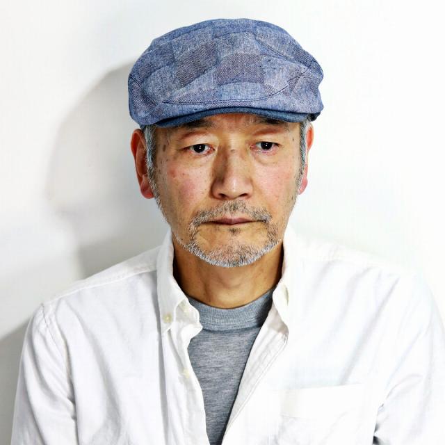 ヘリンボーン チェック柄 コットン100 ハンチング ブロックチェック