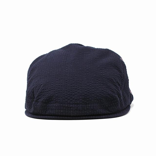 ハンチング しじら織り メンズ ノックス 帽子 サッカー素材 コットン