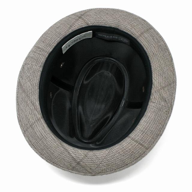 春 夏 リネンクロス FABRIC SOLBIATI 中折れハット STETSON 麻 グレン