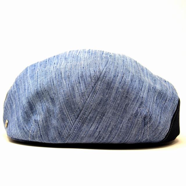 ミラショーン ハンチング 春 夏 デニム 帽子 メンズ 日本製 mila schon ハンチング帽 パッチワーク ミラショーン ハンチング 春 夏 デニム 帽子 メンズ 日本製 mila schon