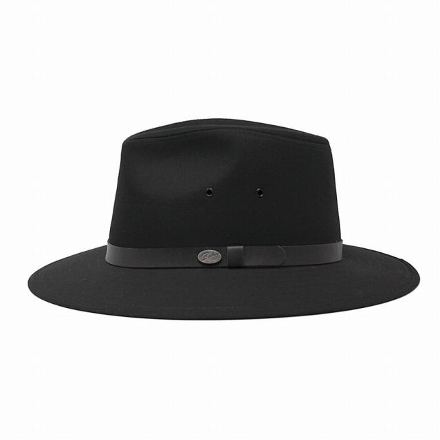 撥水 サファリハット つば広 春 夏 ベイリー メンズ 帽子 アウトドア Bailey ハット 中折れ ポリエステル 大きいサイズ M L XL 2XL オールシーズン 日除け 紫外線対策 海外ブランド 黒 ブラック 父の日 ギフト プレゼント ラッピング無料 撥水 サファリハット つば広 春 夏 ベイリー メンズ 帽子 アウトドア