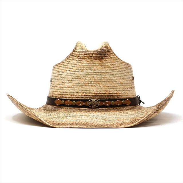 カウボーイ ハット メンズ ウエスタンハット California Hat パームリーフ ワイルド ヴィンテージ風 帽子 男性用 テンガロンハット ヤシ メキシカン_2