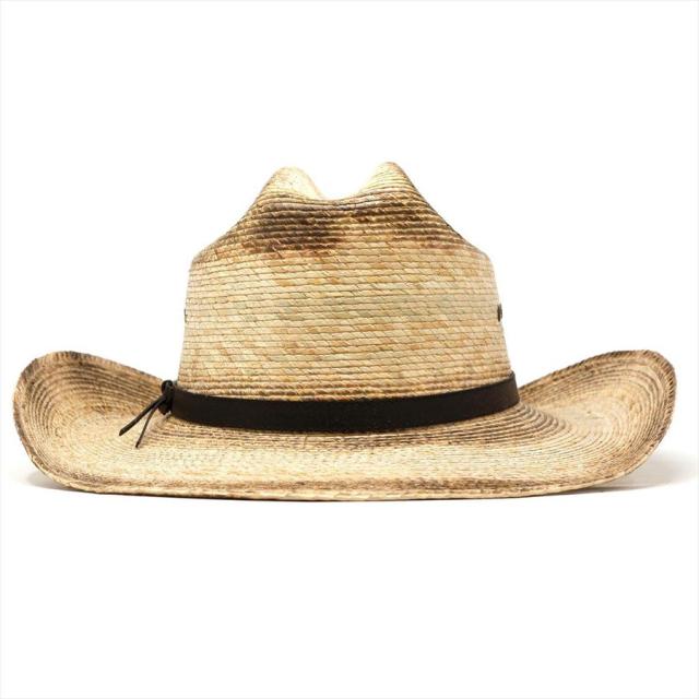 カウボーイ ハット メンズ ウエスタンハット California Hat パームリーフ ワイルド ヴィンテージ風 帽子 男性用 テンガロンハット ヤシ メキシカン_3
