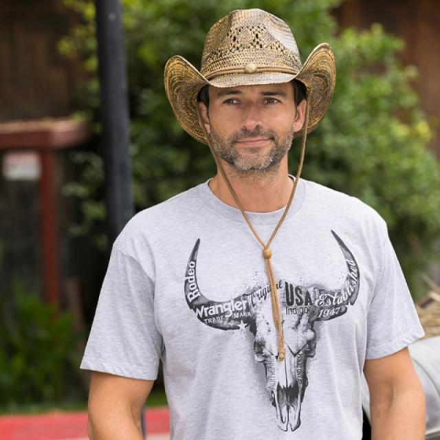 カウボーイハット メンズ 涼しい 帽子 California Hat SADDLEBACK 麦わら帽子 つば広 ウエスタン ストローハット メンズ テンガロンハット 熱中症対策 帽子 サマーハット 春夏 アウトドア 乗馬 キャンプ 日除け ティーステイン カウボーイハット メンズ 涼しい 帽子 California Hat SADDLEBACK