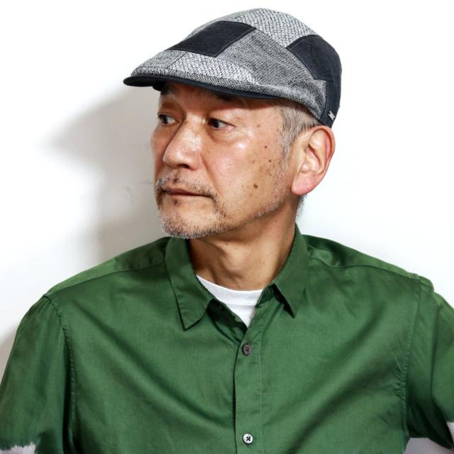 DAKS ダックス ハンチング メンズ 大きいサイズ ハンチング帽 パッチワーク 帽子 メンズ 日よけ 春夏 アイビーキャップ ブランド 日本製 紳士 ネイビー グレー 40代 50代 60代 父の日 ギフト 男性 誕生日 お父さん プレゼント 帽子通販_16
