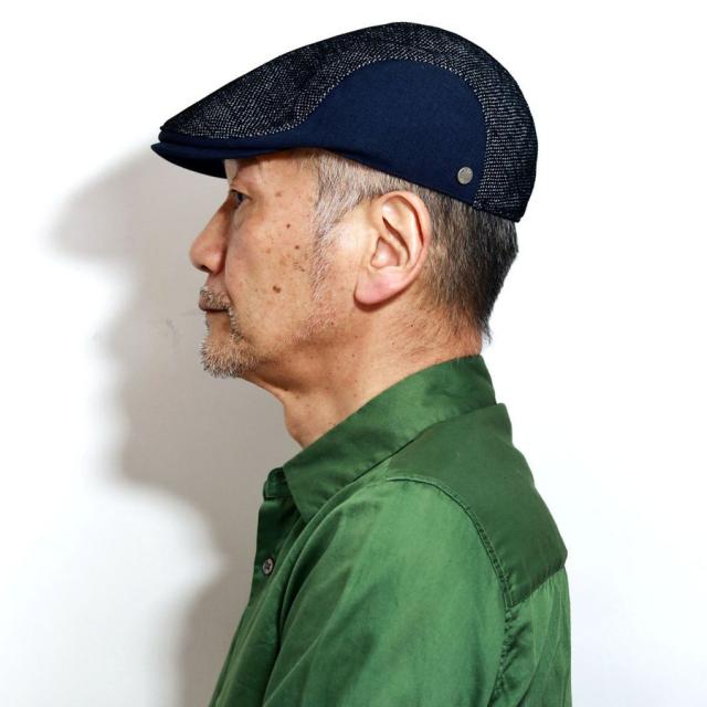 涼しい 帽子 ハンチング メッシュ デニム DAKS ブランド メンズ 日本製 ダックス ブランド ハンチングキャップ 春夏 メッシュ デニムハンチング ブラック 黒 ネイビー 紺 40代 50代 60代 父の日 ギフト 男性 誕生日 お父さん プレゼント 帽子通販_17