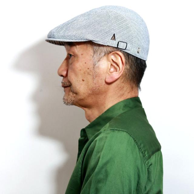 ダックス 帽子 ハンチング 大きいサイズ メンズ DAKS 別注オリジナル コードストライプ ハンチング 帽子 春夏 アイビーキャップ ブランド ストライプ 日本製 紺 グレー 40代 50代 60代 父の日 ギフト 男性 誕生日 お父さん プレゼント 帽子通販_18