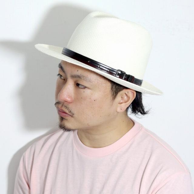 中折れ パナマ帽 ワイドブリム レザー ベルト GALLIANO SORBATTI 春夏 ハット メンズ 本パナマ ガリアーノ ソルバッティ レディース パナマ 帽子 ストローハット エクアドル産 軽量 大きいサイズ 白 ホワイト ナチュラル 父の日 ギフト 誕生日 プレゼント