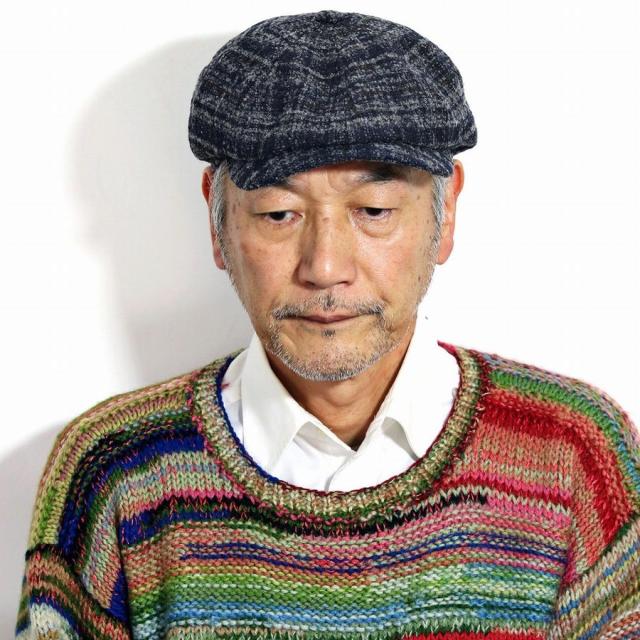 ハンチング メンズ ニュースボーイ キャップ ツイード チェック柄 ゴットマン 帽子 男性用 誕生日 プレゼント キャスハンチング クラシック ニュースボーイキャップ Gottomann ハンチング 8枚はぎ ブルーグレー_7