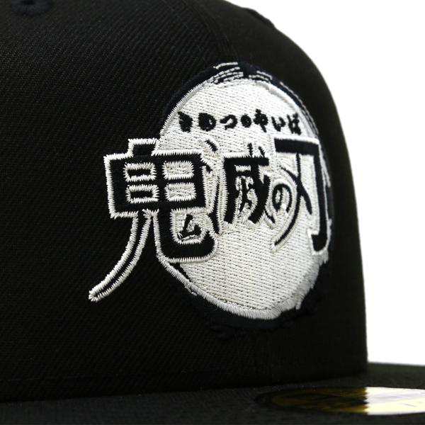 ニューエラ 鬼滅の刃 コラボ キャップ NEWERA 59FIFTY 鬼滅 アニメ タイトルロゴ 帽子 フラットバイザー ベースボールキャップ / 黒  ブラの通販はau PAY マーケット - ELEHELM帽子専門店 | au PAY マーケット－通販サイト