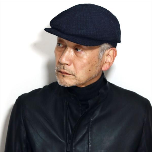 キャスケット 日本製 メンズ ハンチング プレゼント ウール マラリウス 帽子 防寒 ブラック キャスケット帽 ネイビー パブキャップ ツイード キャップ [ ivy cap ] クリスマス プレゼント 誕生日 ギフト ラッピング無料 父の日_15