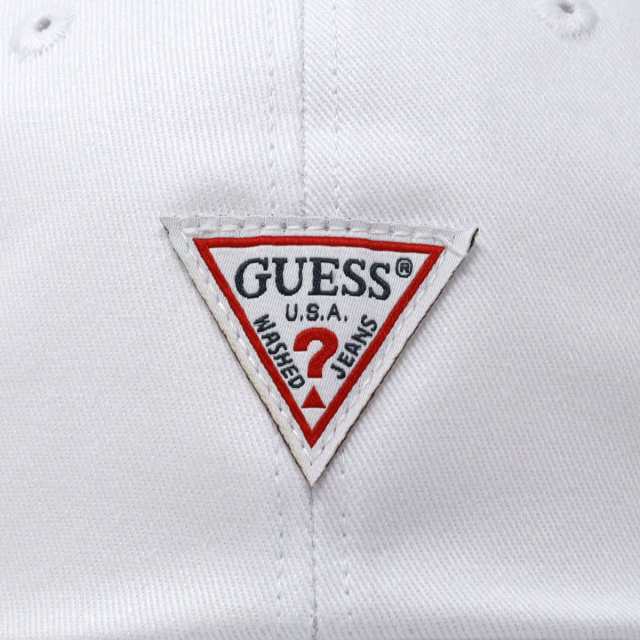 ブランド キャップ シンプル メンズ GUESS 帽子 ゲス 春夏 ツイル