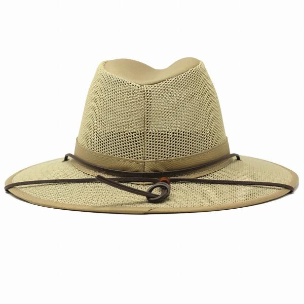 ヘンシェル 帽子 パッカプル マニッシュハット メンズ 大きいサイズ 春 夏 アウトドア 紐付き ハット S M L XL 2XL 3XL HENSCHEL ハット アメリカ メッシュ 涼しい つば広 日よけ mannish hat / カーキ 父の日 ギフト プレゼント ラッピング無料 敬老の日_3
