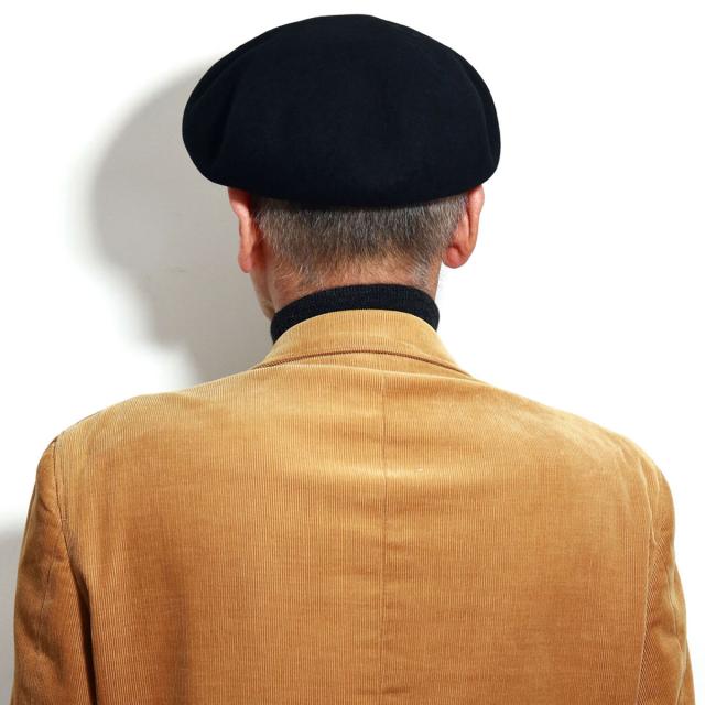 ベレー帽 メンズ 秋冬 送料無料 バスクベレー シンプル 紳士 帽子 KNOX