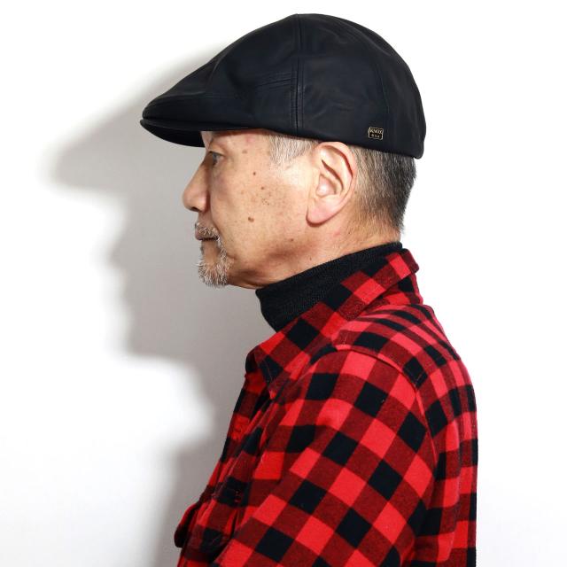ハンチング帽子 メンズ ノックス 紳士帽子 ハンチング帽 メンズ ウォッシャブルレザー ハンチング メンズ 本革製 アイビーキャップ KNOX 牛革 帽子 メンズ 58cm 60cm / ブラック ブラウン［ ivy cap ］30代 40代 50代 60代 ファッション 男性 帽子 通販 送料無料 父の日_10