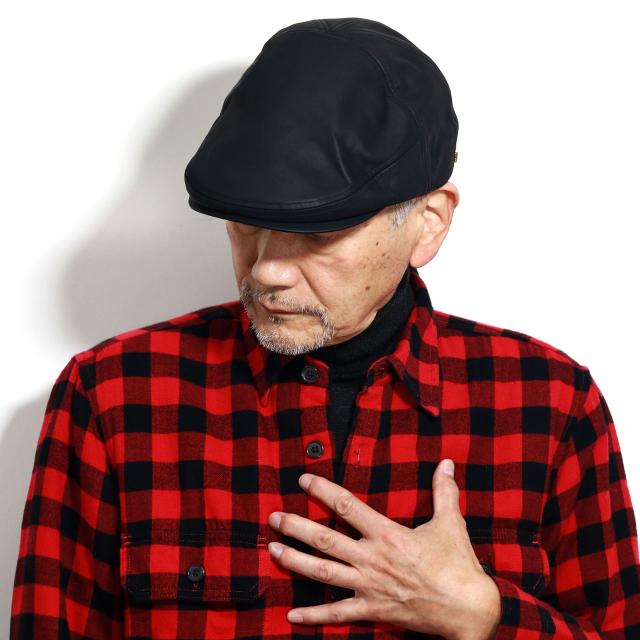 ハンチング帽子 メンズ ノックス 紳士帽子 ハンチング帽 メンズ ウォッシャブルレザー ハンチング メンズ 本革製 アイビーキャップ KNOX 牛革 帽子 メンズ 58cm 60cm / ブラック ブラウン［ ivy cap ］30代 40代 50代 60代 ファッション 男性 帽子 通販 送料無料 父の日_9
