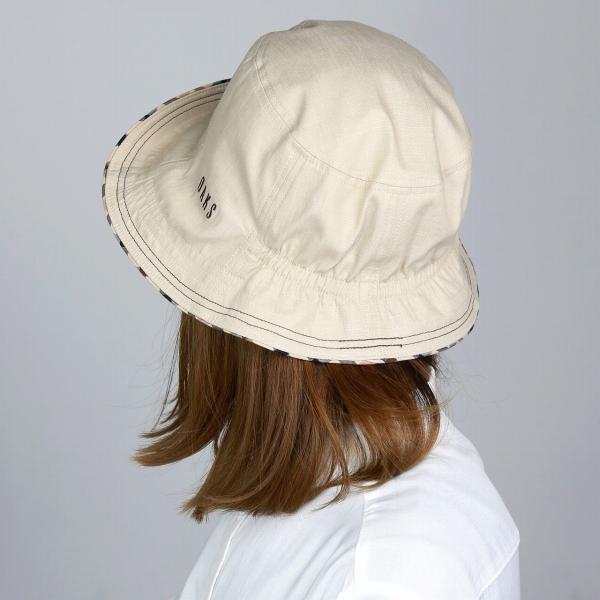 DAKS ダックス ハット レディース 帽子 紫外線対策 春夏 コットン100％ 先染 チューリップハット オブザー 日除け 婦人帽子 ブランド 英国 ミセスハット S M L ベージュ ブラック ネイビー ブラウン [ floppy hat ] 30代 40代 50代 60代 ファッション 母の日 DAKS ダックス ハット レディース 帽子 紫外線対策 春夏 コットン100
