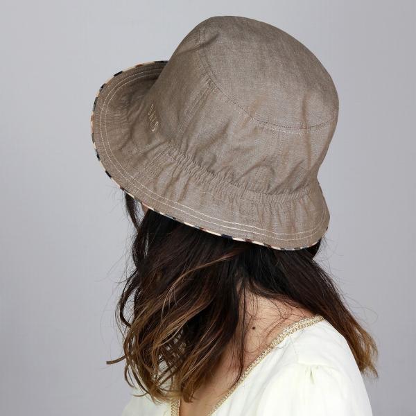 DAKS ダックス ハット レディース 帽子 紫外線対策 春夏 コットン100