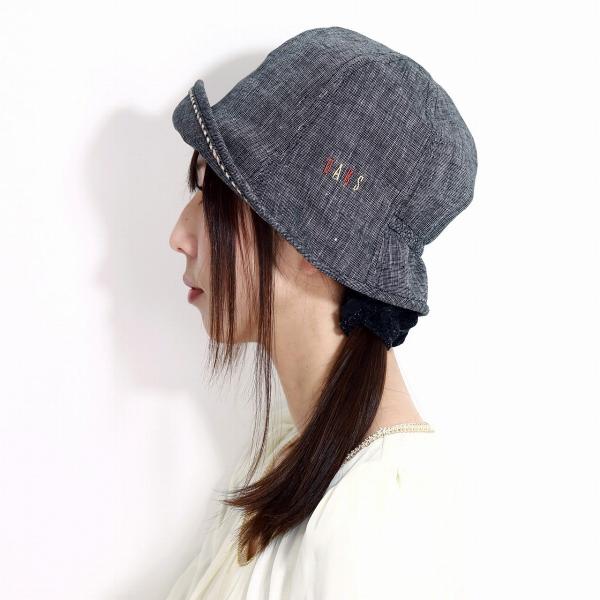 DAKS ハット レディース UV 春夏 チューリップハット ブランド