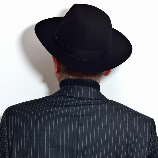 フェルトハット 中折れハット ボルサリーノ ハット メンズ ファー 秋冬