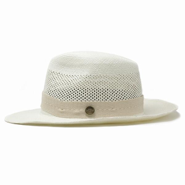 ワイドブリム レース入り パナマハット 中折れ 春 夏 CHRISTYS' LONDON