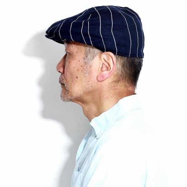 CHRISTYS' LONDON ストライプ柄 8方ハンチング 春 夏 クリスティーズ リネン 帽子 Ivy cap 海外ブランド メンズ トラディショナル 紺 ネイビー [ ivy cap ] クリスティーズロンドン 贈り物 父の日 ギフト 誕生日 プレゼント ラッピング無料 送料無料 敬老の日_10