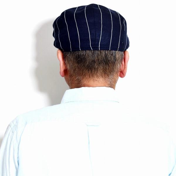 CHRISTYS' LONDON ストライプ柄 8方ハンチング 春 夏 クリスティーズ リネン 帽子 Ivy cap 海外ブランド メンズ トラディショナル 紺 ネイビー [ ivy cap ] クリスティーズロンドン 贈り物 父の日 ギフト 誕生日 プレゼント ラッピング無料 送料無料 敬老の日_12