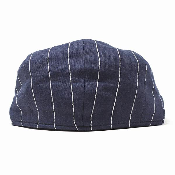 CHRISTYS' LONDON ストライプ柄 8方ハンチング 春 夏 クリスティーズ リネン 帽子 Ivy cap 海外ブランド メンズ トラディショナル 紺 ネイビー [ ivy cap ] クリスティーズロンドン 贈り物 父の日 ギフト 誕生日 プレゼント ラッピング無料 送料無料 敬老の日_3