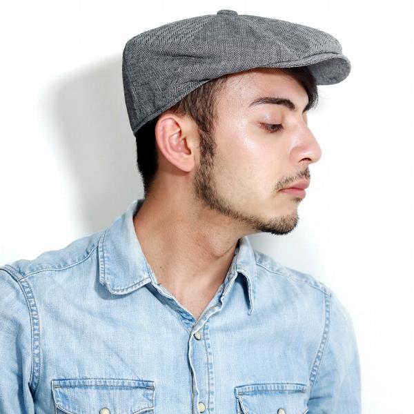 春 夏 CHRISTYS' LONDON ヘリンボーン 8方ハンチング クリスティーズ リネン コットン 帽子 Ivy cap 海外ブランド メンズ トラディショナル 黒 ブラック [ ivy cap ] 父の日 ギフト 誕生日 プレゼント 贈り物 ラッピング無料 敬老の日_13