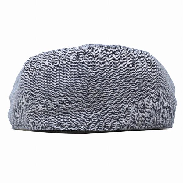 ヘリンボーン 8方ハンチング 春 夏 CHRISTYS' LONDON クリスティーズ リネン コットン 帽子 Ivy cap 海外ブランド メンズ トラディショナル 青 ブルー [ ivy cap ] 父の日 ギフト 誕生日 プレゼント 贈り物 ラッピング無料 敬老の日_3