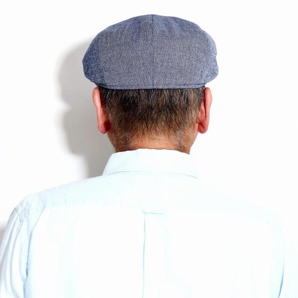 ヘリンボーン 8方ハンチング 春 夏 CHRISTYS' LONDON クリスティーズ リネン コットン 帽子 Ivy cap 海外ブランド メンズ トラディショナル 青 ブルー [ ivy cap ] 父の日 ギフト 誕生日 プレゼント 贈り物 ラッピング無料 敬老の日_9