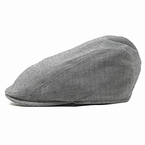 春 夏 CHRISTYS' LONDON ヘリンボーン ハンチング クリスティーズ リネン コットン 帽子 Ivy cap 海外ブランド メンズ トラディショナル 黒 ブラック [ ivy cap ] 父の日 ギフト 誕生日 プレゼント 贈り物 ラッピング無料 敬老の日_1