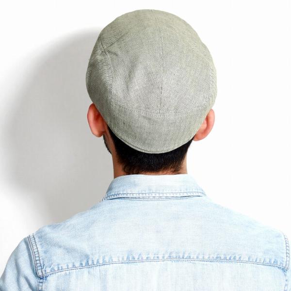 クリスティーズ ハンチング メンズ ヘリンボーン リネン コットン 帽子 春 夏 CHRISTYS' LONDON Ivy cap 海外ブランド メンズ トラディショナル M L XL / 緑 グリーン [ ivy cap ] 父の日 ギフト 誕生日 プレゼント 贈り物 ラッピング無料 敬老の日_12