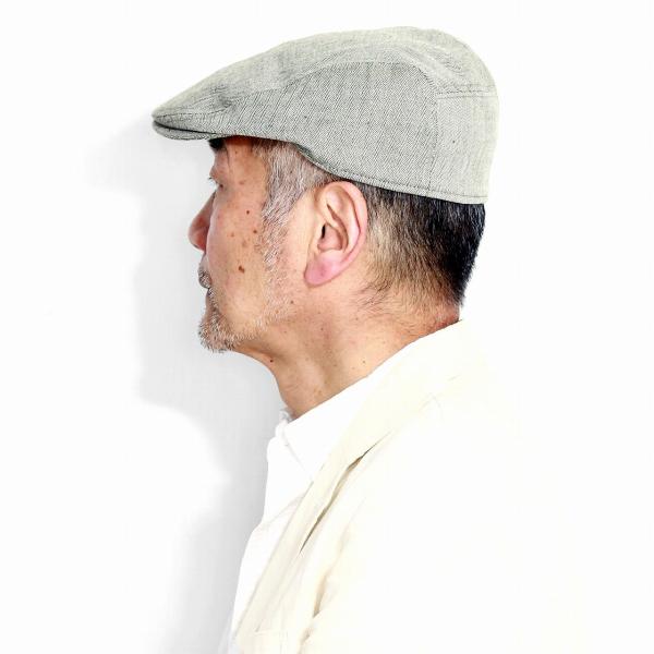 クリスティーズ ハンチング メンズ ヘリンボーン リネン コットン 帽子 春 夏 CHRISTYS' LONDON Ivy cap 海外ブランド メンズ トラディショナル M L XL / 緑 グリーン [ ivy cap ] 父の日 ギフト 誕生日 プレゼント 贈り物 ラッピング無料 敬老の日_7