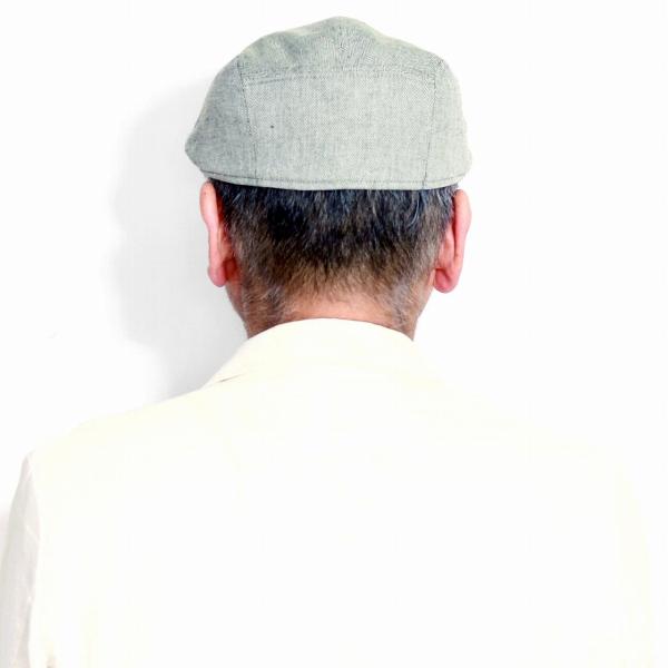 クリスティーズ ハンチング メンズ ヘリンボーン リネン コットン 帽子 春 夏 CHRISTYS' LONDON Ivy cap 海外ブランド メンズ トラディショナル M L XL / 緑 グリーン [ ivy cap ] 父の日 ギフト 誕生日 プレゼント 贈り物 ラッピング無料 敬老の日_9