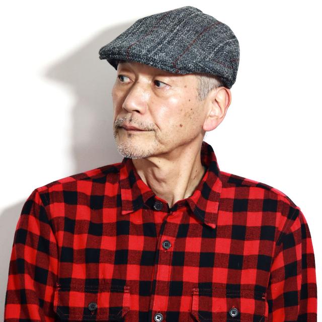 メンズ 帽子 CHRISTYS' LONDON ハンチング帽 クリスティーズ チェック ハリスツイード ヘリンボーン 秋冬 全3色 ブラウン オリーブ グレー [ ivy cap ] 父の日 ギフト ブランド 帽子 男性 誕生日 プレゼント 贈り物 ラッピング無料_15