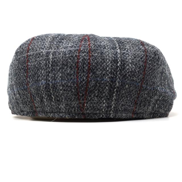 クリスティーズ ハリスツイード ハンチング CHRISTYS' LONDON HARRIS TWEED キャスケット チェック柄 ブランド 英国 8方ハンチング 帽子ブランド 生地ブランド グレー [ ivy cap ] CHRISTYS 贈り物 ラッピング無料 男性 誕生日 プレゼント クリスマス ギフト 送料無料_3