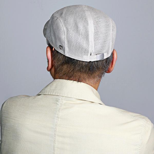 DAKS ハンチング リネン 涼しい 夏の帽子 ハンチング帽 紳士 メッシュ