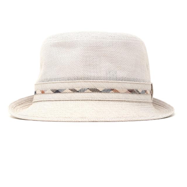 DAKS 先染めドビーメッシュ メッシュハット ブランド 夏 帽子 アルペンハット ハット メンズ 春 ハット ダックス 紳士帽子 ギフト プレゼント 父の日 ベージュ [ alpine hat ] 送料無料 父の日 ギフト 誕生日 プレゼント 敬老の日_2