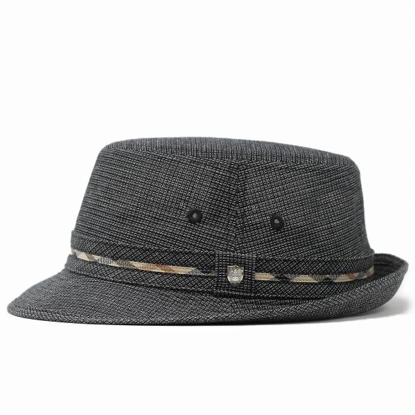 DAKS ハット メンズ 春夏 帽子 メンズハット ダックス アルペンハット ドビー メッシュ 夏 涼しい 紳士帽子 紳士ハット 黒 ブラック [ alpine hat ] 送料無料 父の日 ギフト 誕生日 プレゼント 敬老の日_1